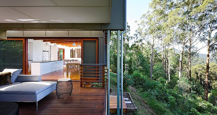 S’inscrire au mieux dans le paysage naturel belle maison contemporaine inspiration écolo