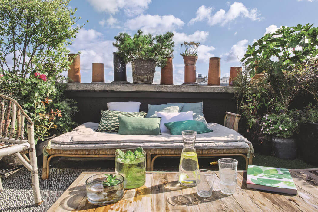 assises meubles extérieurs jardin terrasse d'appartement ville paris