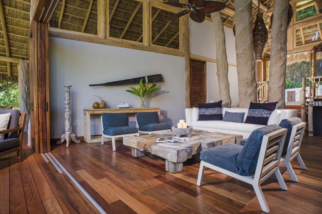 ameublement exotique intérieur maison à louer mexique