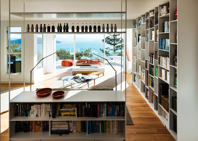 Pièce de vie principale de cette maison moderne