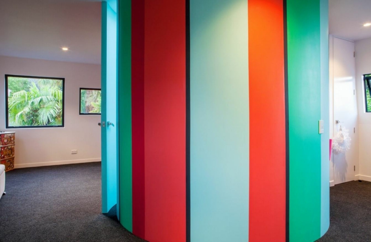 déco peinture colorée