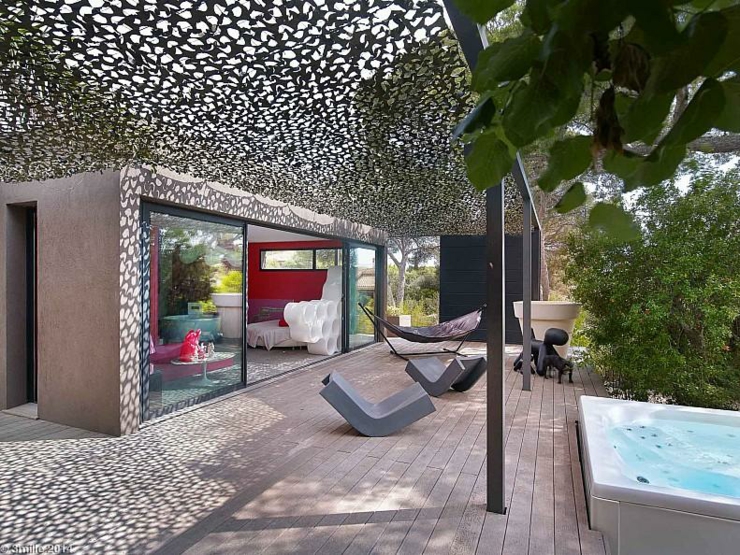 grandes espaces outdoor villa de luxe