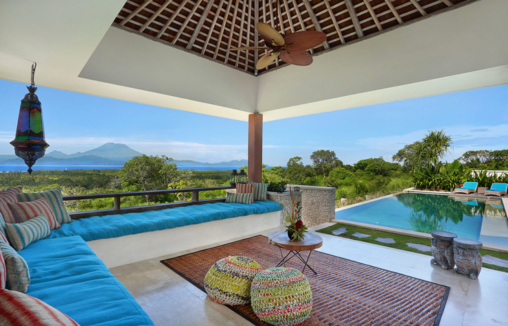 Villa de rêve avec vue paradisiaque sur la mer espaces outdoor villa de luxe exotique