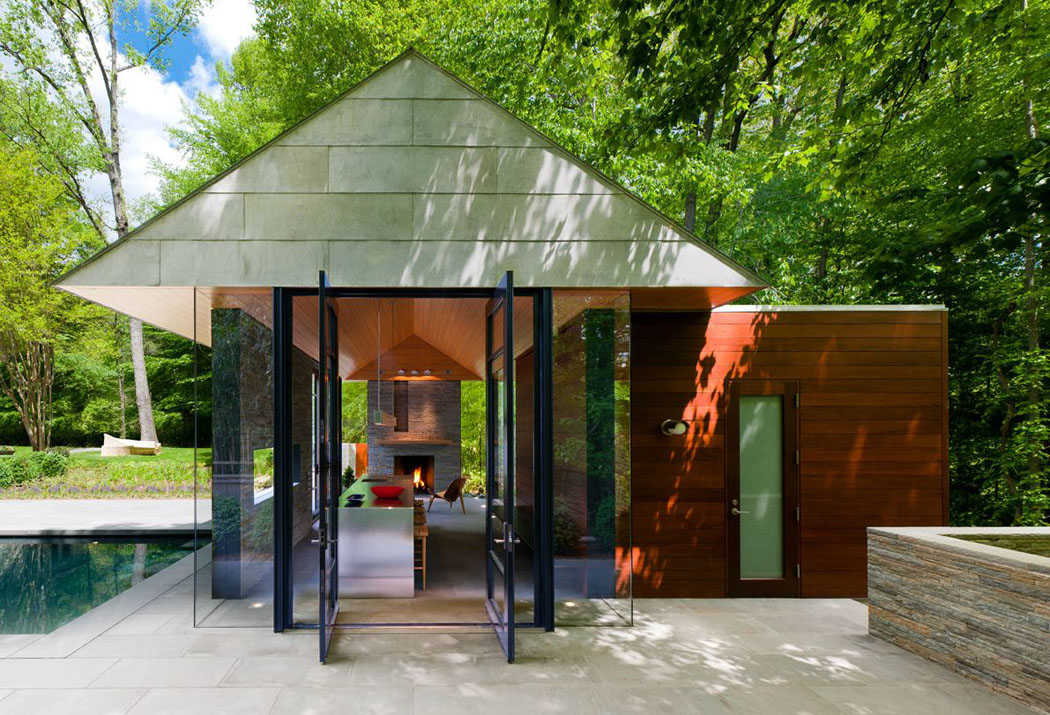beau pavillon résidentiel d'architecte