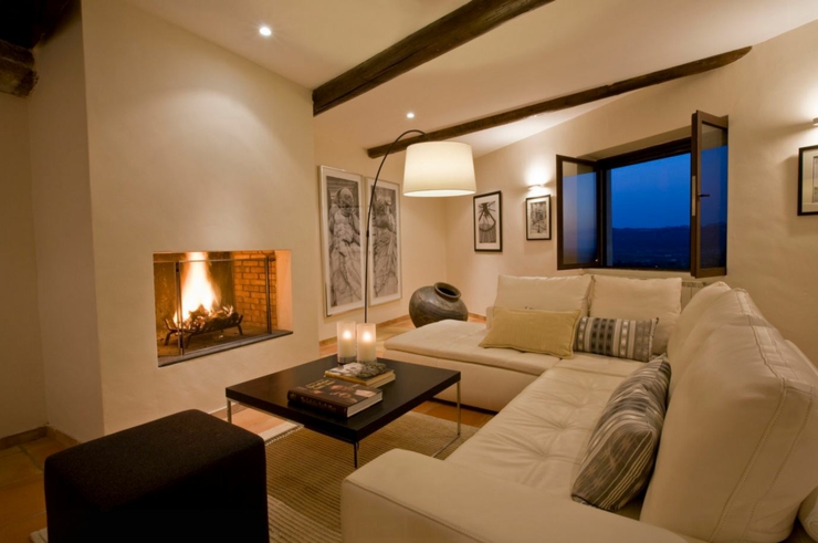 séjour moderne maison de vacances
