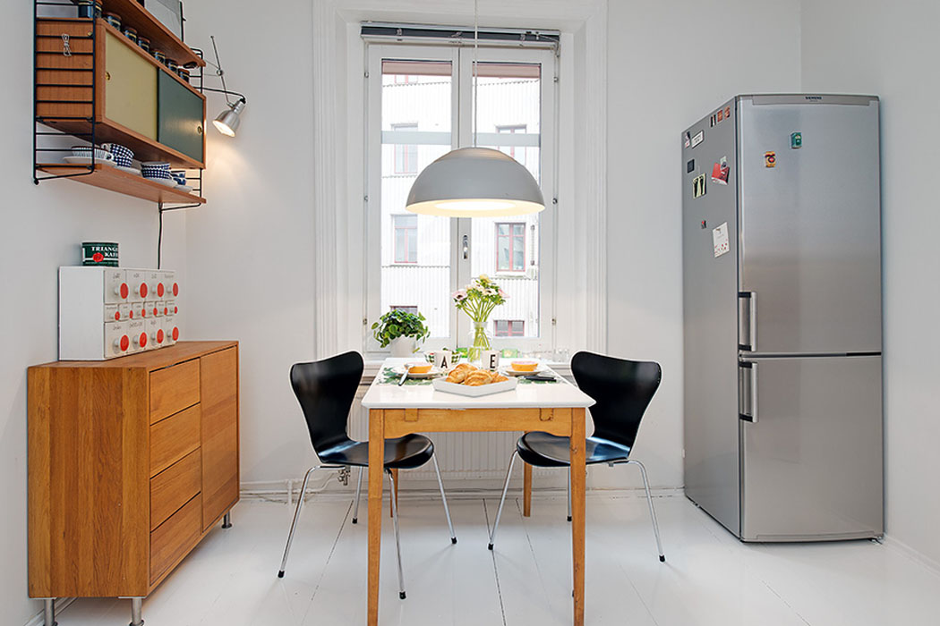 cuisine située entre les chambres
