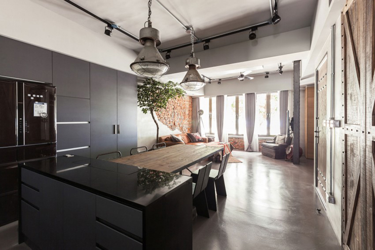 Grand appartement familiale rustique