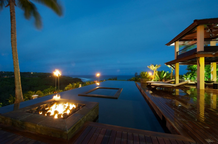 villa de grand standing luxe piscine hawaii