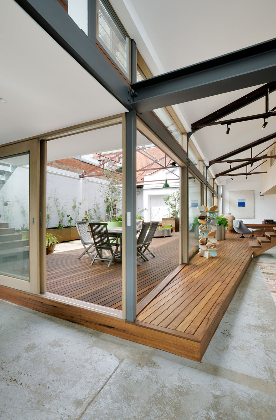rénovation vieux bâtiment industriel loft