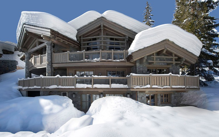 La résidence de haut standing Baltoro vue d’extérieur villa de ski courchevel alpes françaises