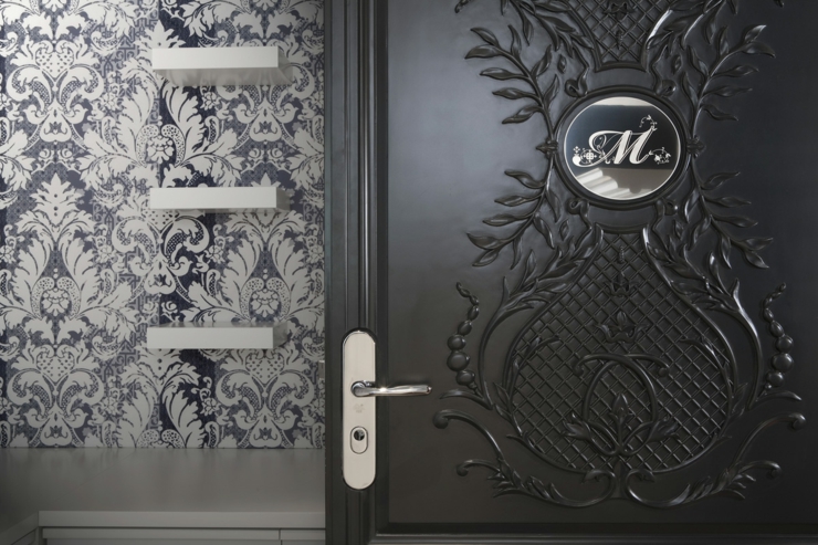 Porte d’intérieur de la résidence de haut standing porte intérieure desing luxe résidence de haut standing