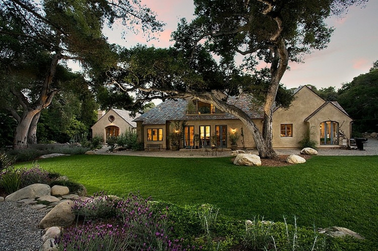 Résidence de haut standing accueillante et chaleureuse maison rustique cottage montecito