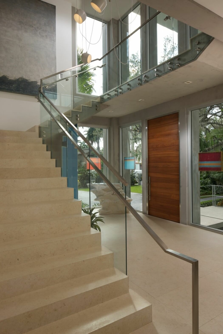 entrée résidence principale luxe
