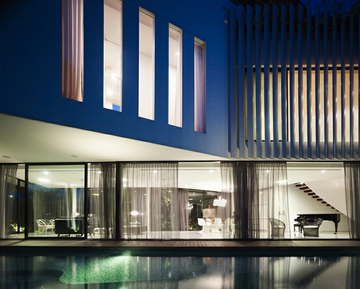 outdoor maison contemporaine de luxe