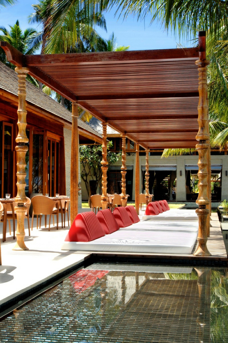 restaurant villa aux Maldives