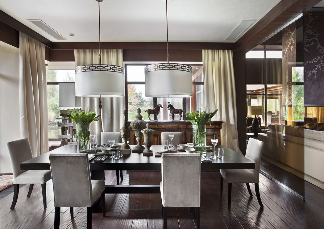 salle à manger belle demeure luxe 