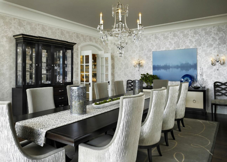 Salle à manger au design et décoration classe intérieur design élégant et prestigieux