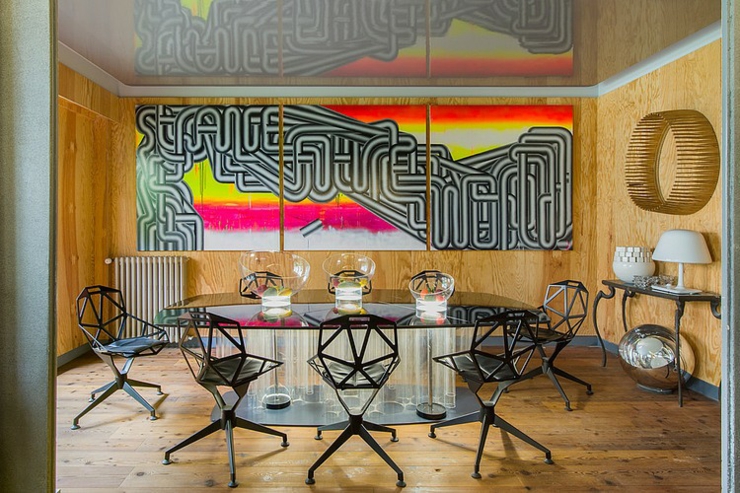 Salle à manger de l’appartement de luxe salle à manger séparé du séjour appartement de luxe