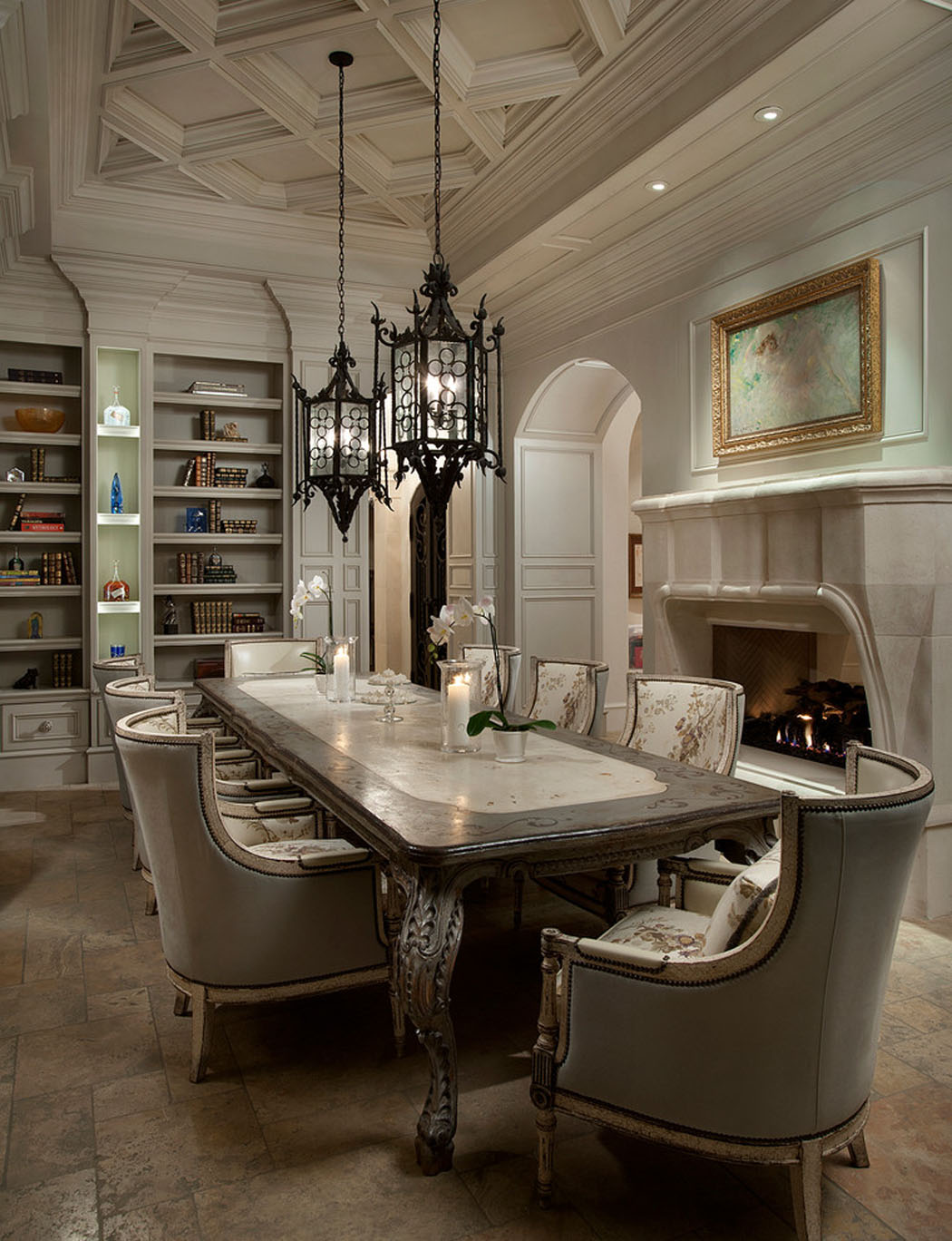 salle à manger à part design mobilier massif