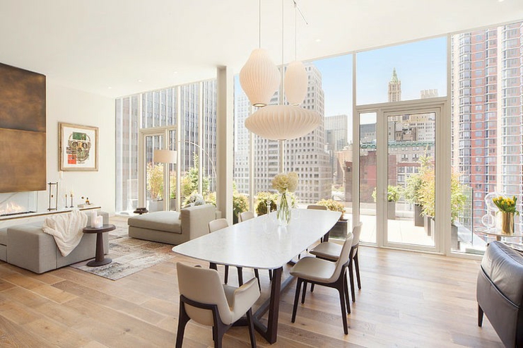 ambiance et espace lumineux loft New York