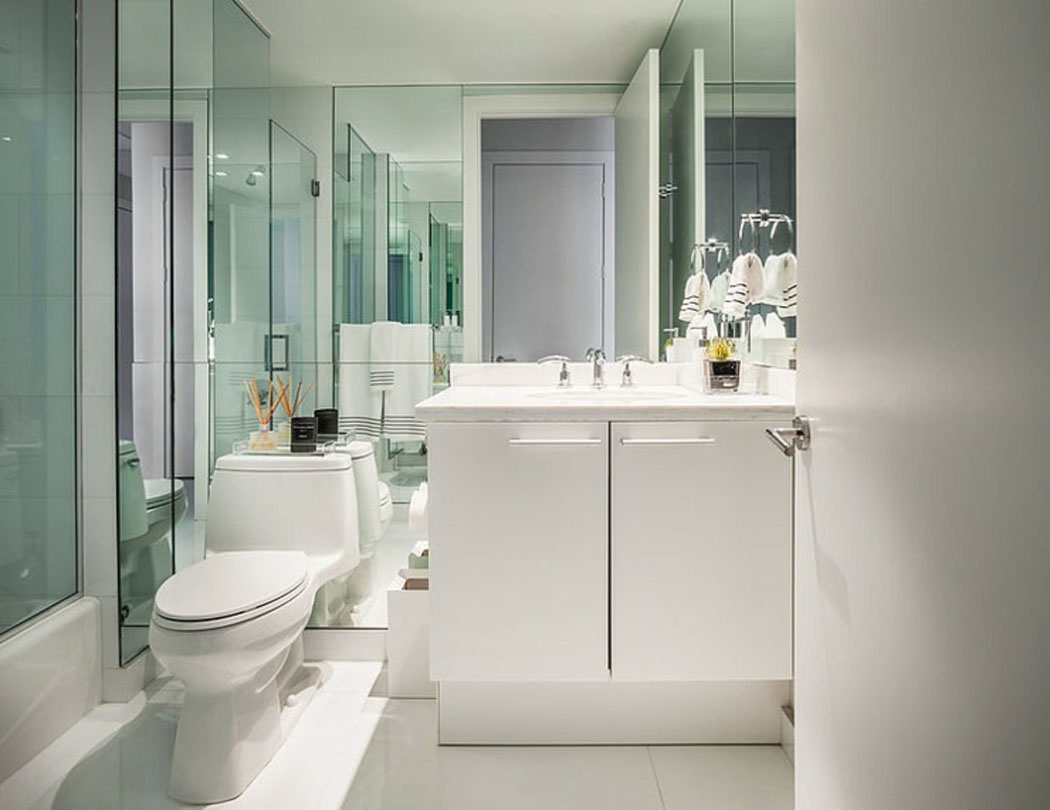 salle de bain design agréable