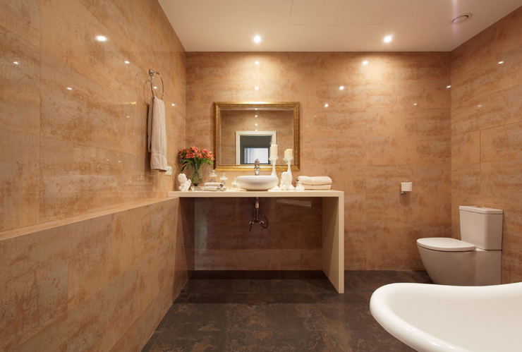 salle de bains moderne appartement