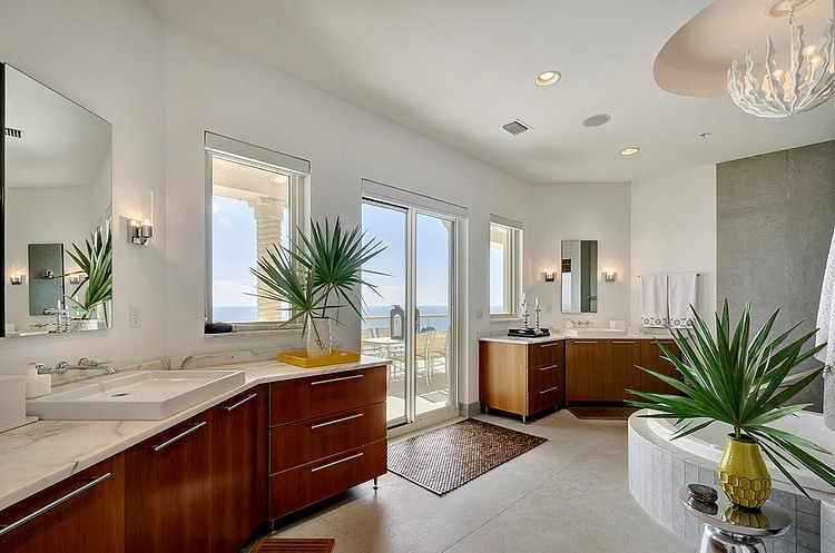 Design luxueux pour salle de bains de prestige grande salle de bains de luxe