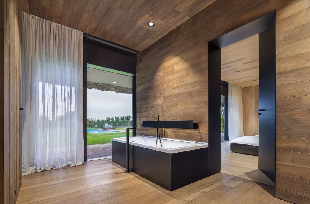 Salle de bains attenante suit le thème d’aménagement intérieur de la demeure salle de bain design luxe zen minimaliste