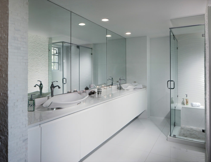 salle de bains douche design luxe