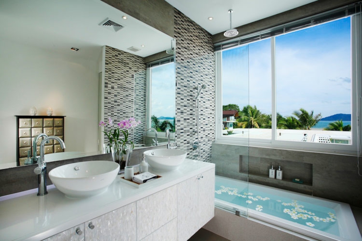 salle de bains luxueuse design