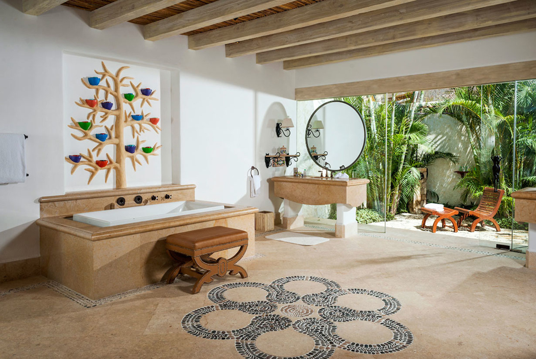 spacieuse et luxueuse salle de bain déco