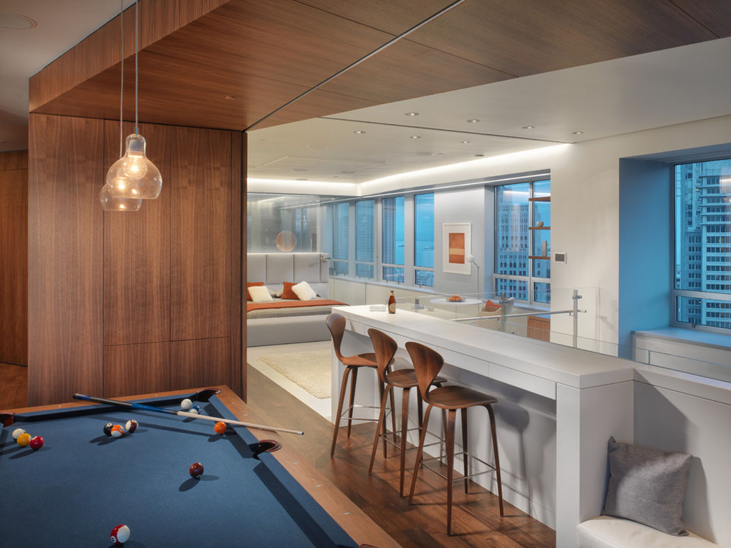salle de jeux billards mezzanine étage
