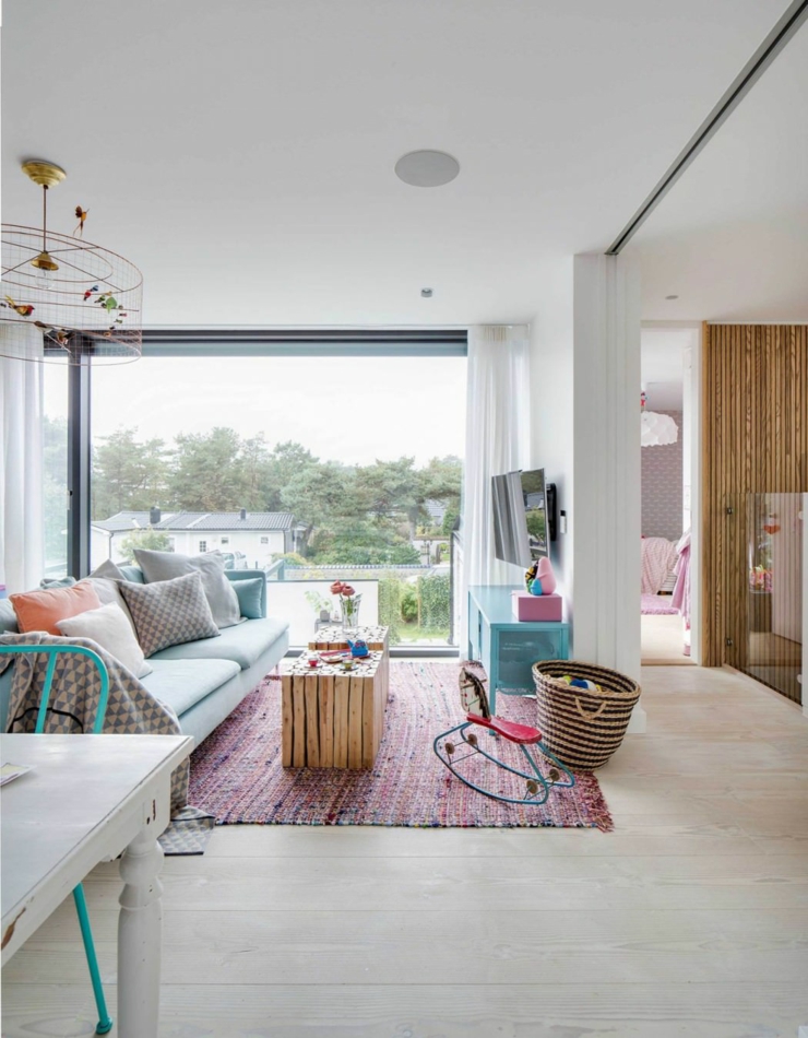 Salle de jeux pour les enfants situé à l’étage de cette maison familiale espace jeux enfants maison moderne