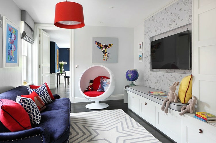 Salle de jeux & salon multimédia de cette belle maison salon multimédia salle de jeux pour les enfants