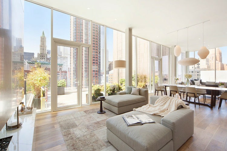 loft à la vue sur new york