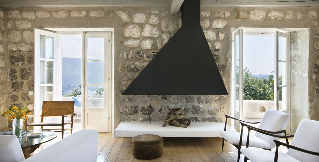 séjour chic luxe maison ancienne rénovée
