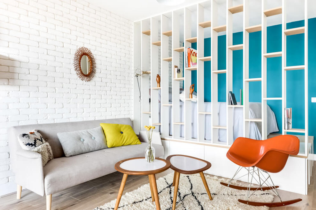 T1 déco intérieure moderne travaux refait rénové