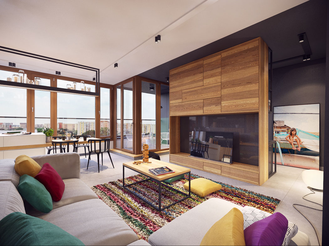 séjour design contemporain minimaliste