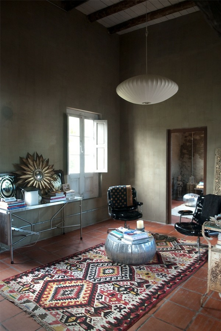ambiance artistique rustique demeure de charme