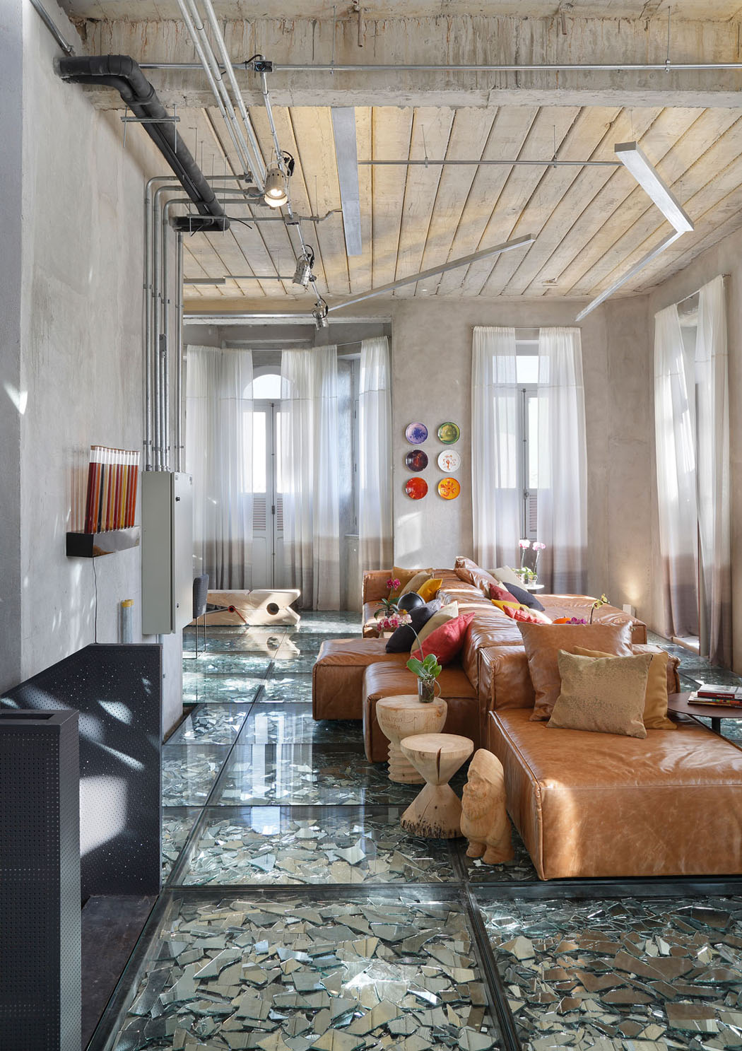 canapé luxe design contemporain maison originale rénovée