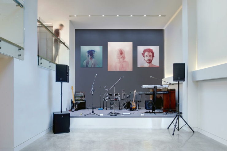 intérieur musique studio privé