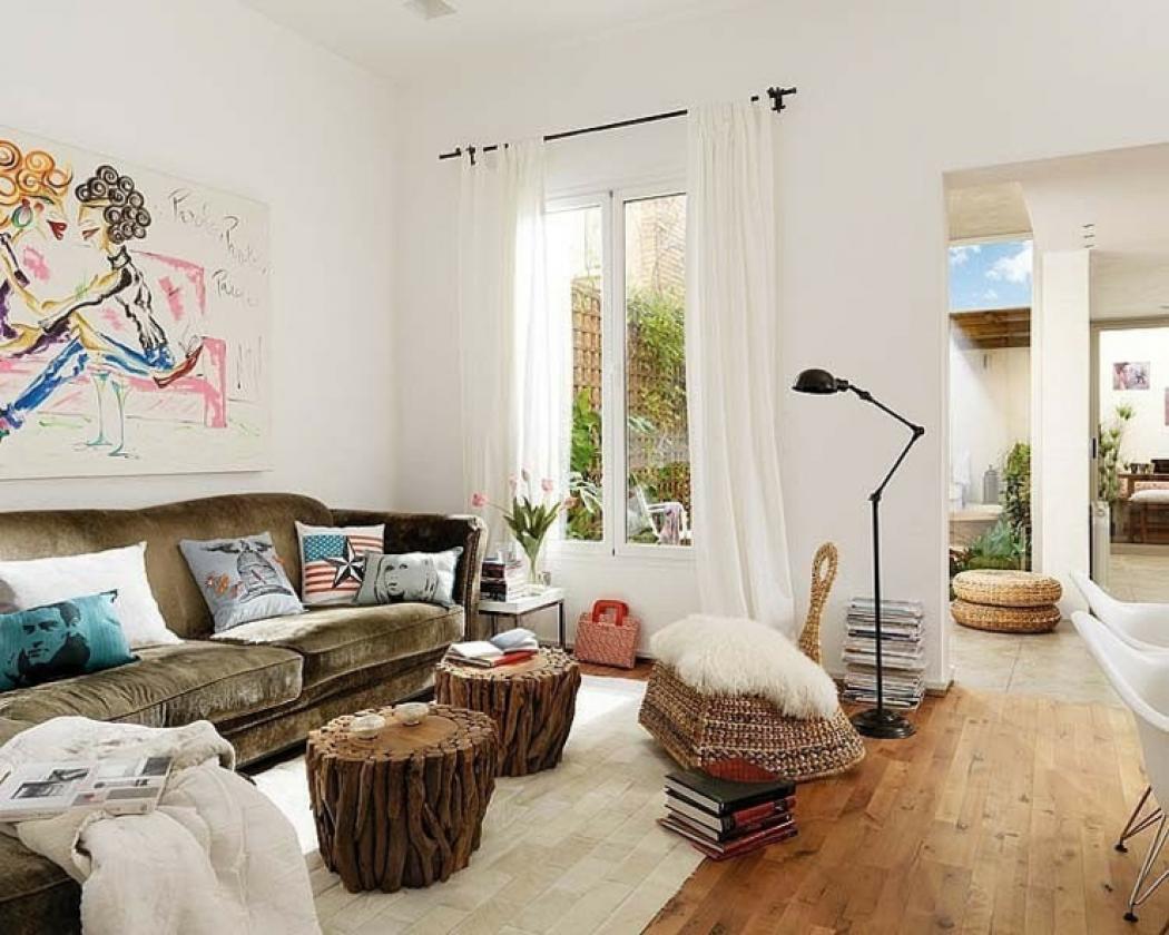 Décoration design éclectique de l’appartement barcelonais intérieur déco design contemporain