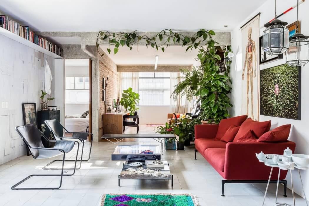 appartement rénové design intérieur éclectique