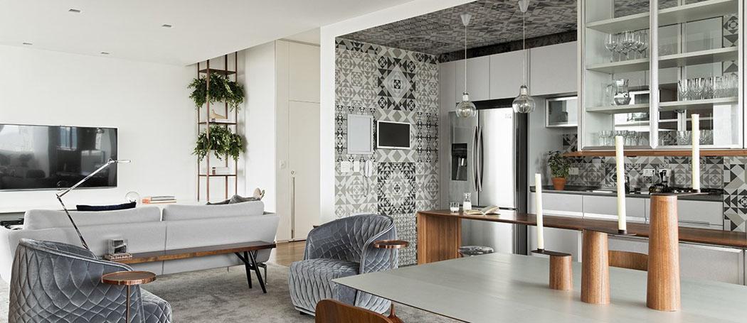 design intérieur créatif appartement masculin célibataire