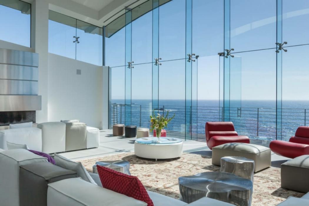 Maison architecture moderne située en Californie propriété de luxe architecture moderne