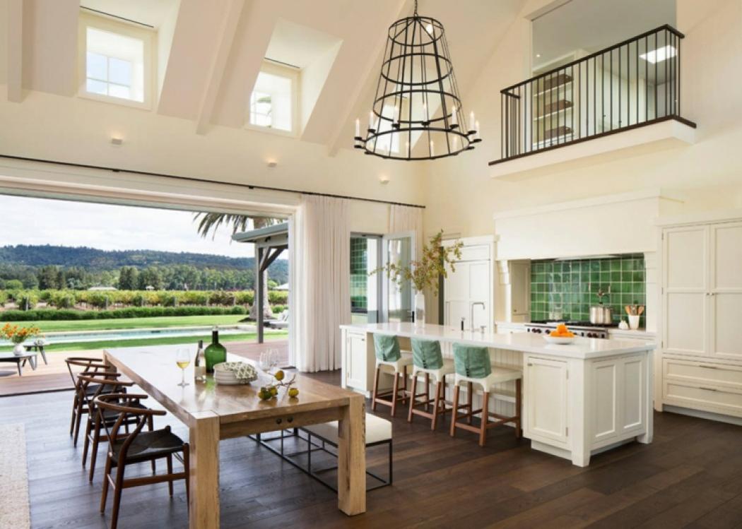 Séjour de la belle demeure familiale californienne résidence familial agricole de prestige