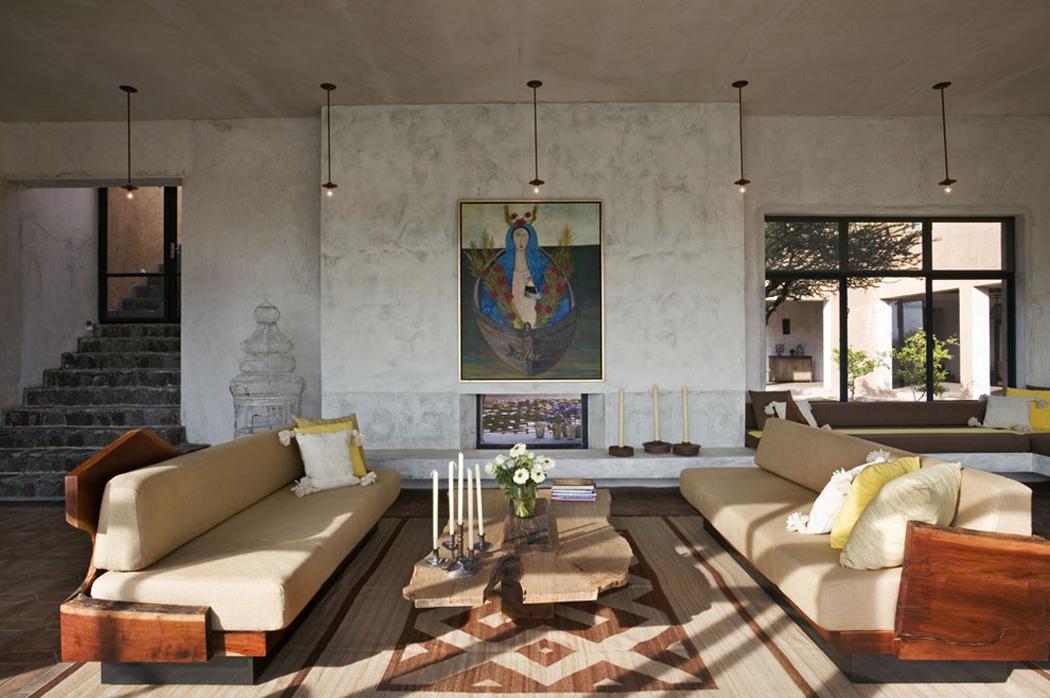 villa au design industriel et rustique