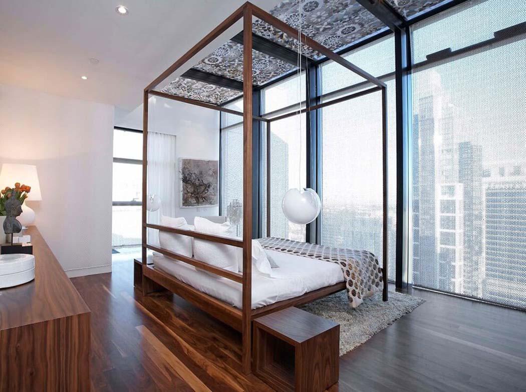 design intérieur luxe chambre avec vue
