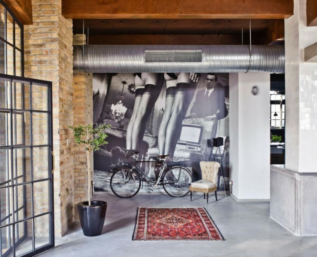 intérieur design masculin loft