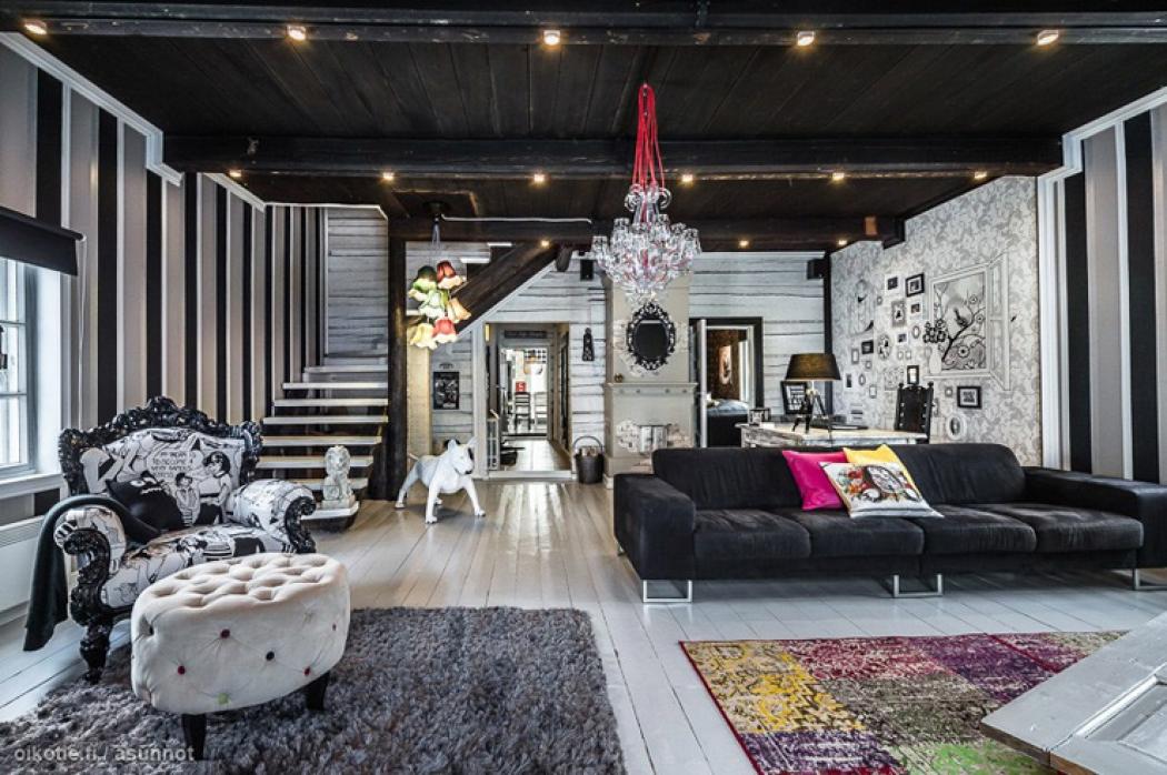 maison de campagne intérieur moderne